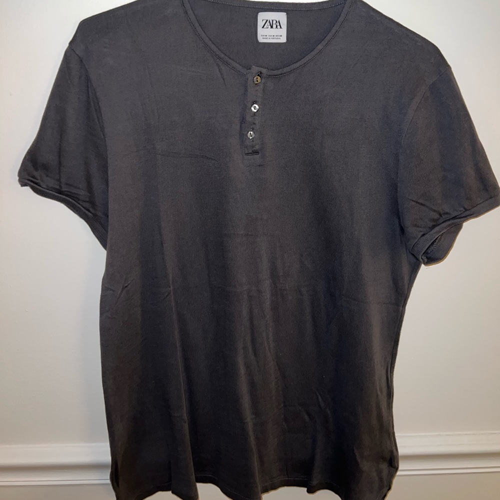 Zara Henley T Shirt